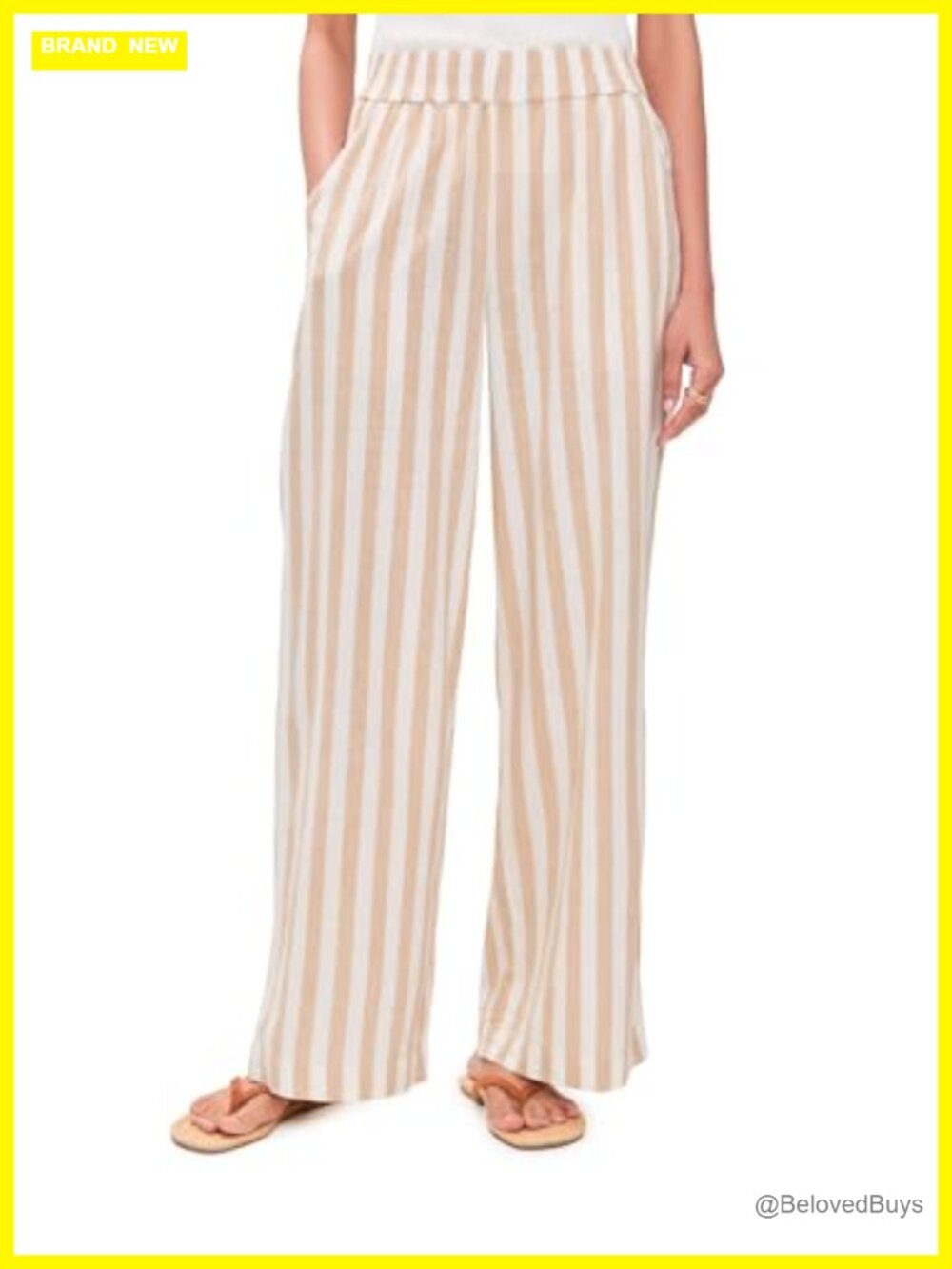 Allison Hemp Trousers High Rise Straight Loose Fit Casual Pants
